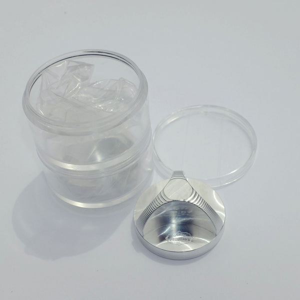45adapter Raw Aluminium -DJ Packege-